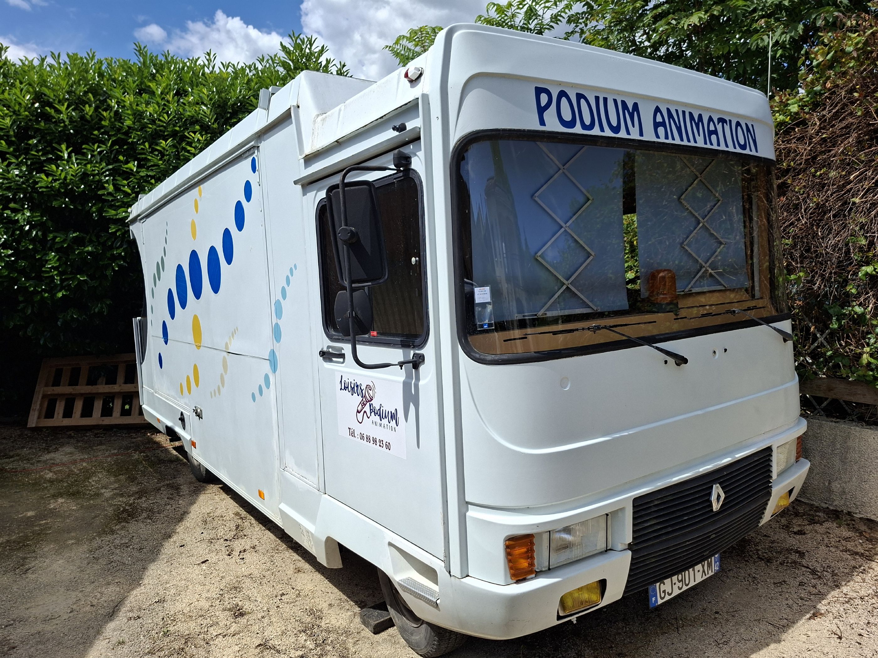 Utilitaire podium
